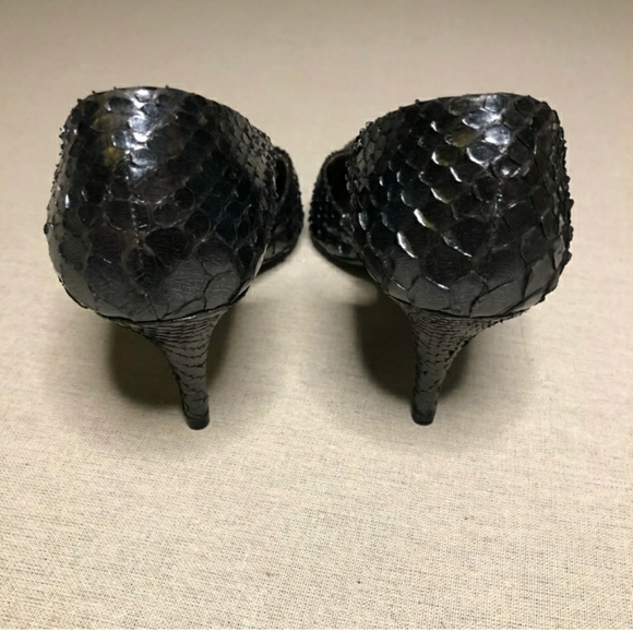 JOAN & DAVID Pewter D'Orsay Heels Sz 7.5NWOB! - Picture 6 of 8
